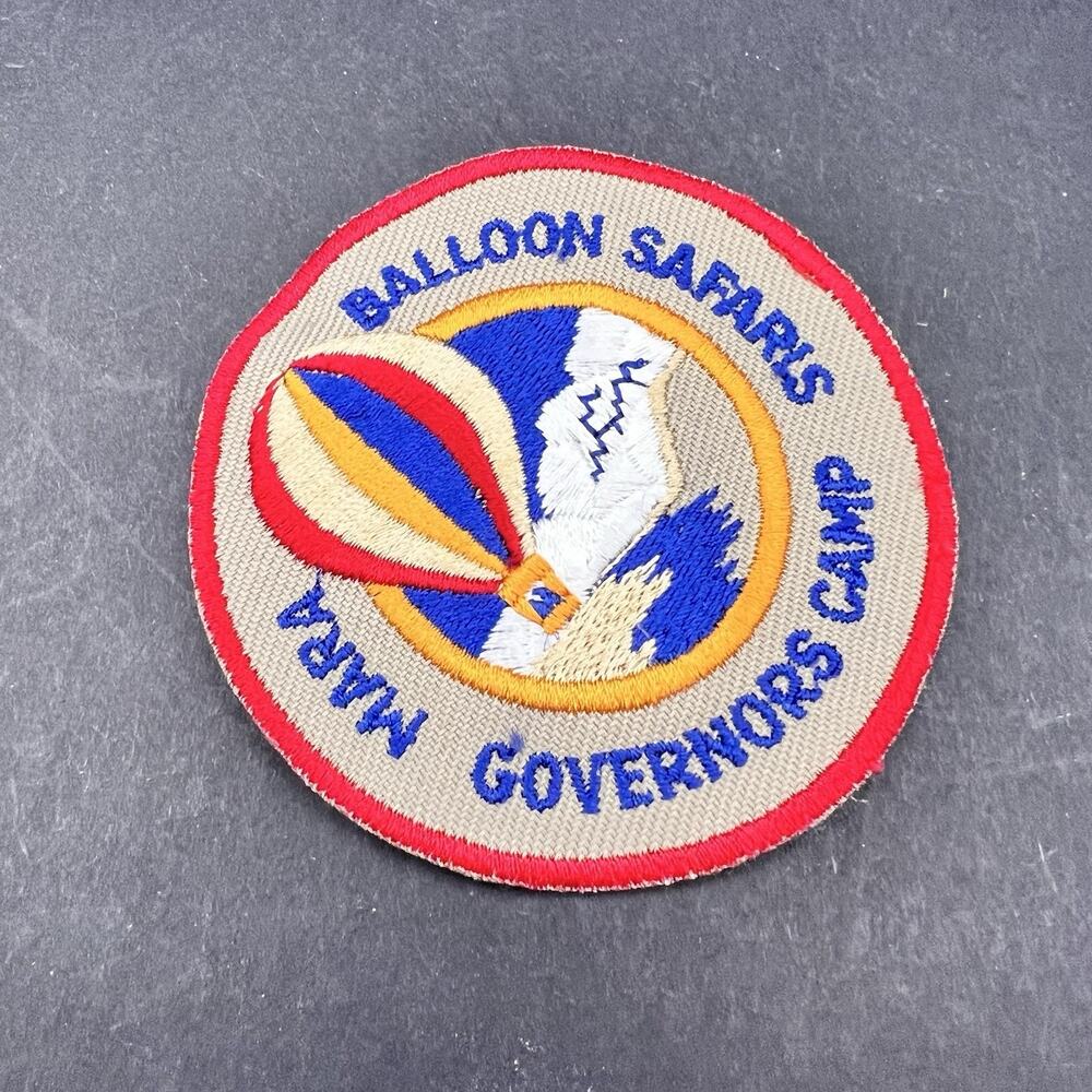 VTG Mara Balloon Safaris Governors Camp Jacket Patch African Travel Souvenir